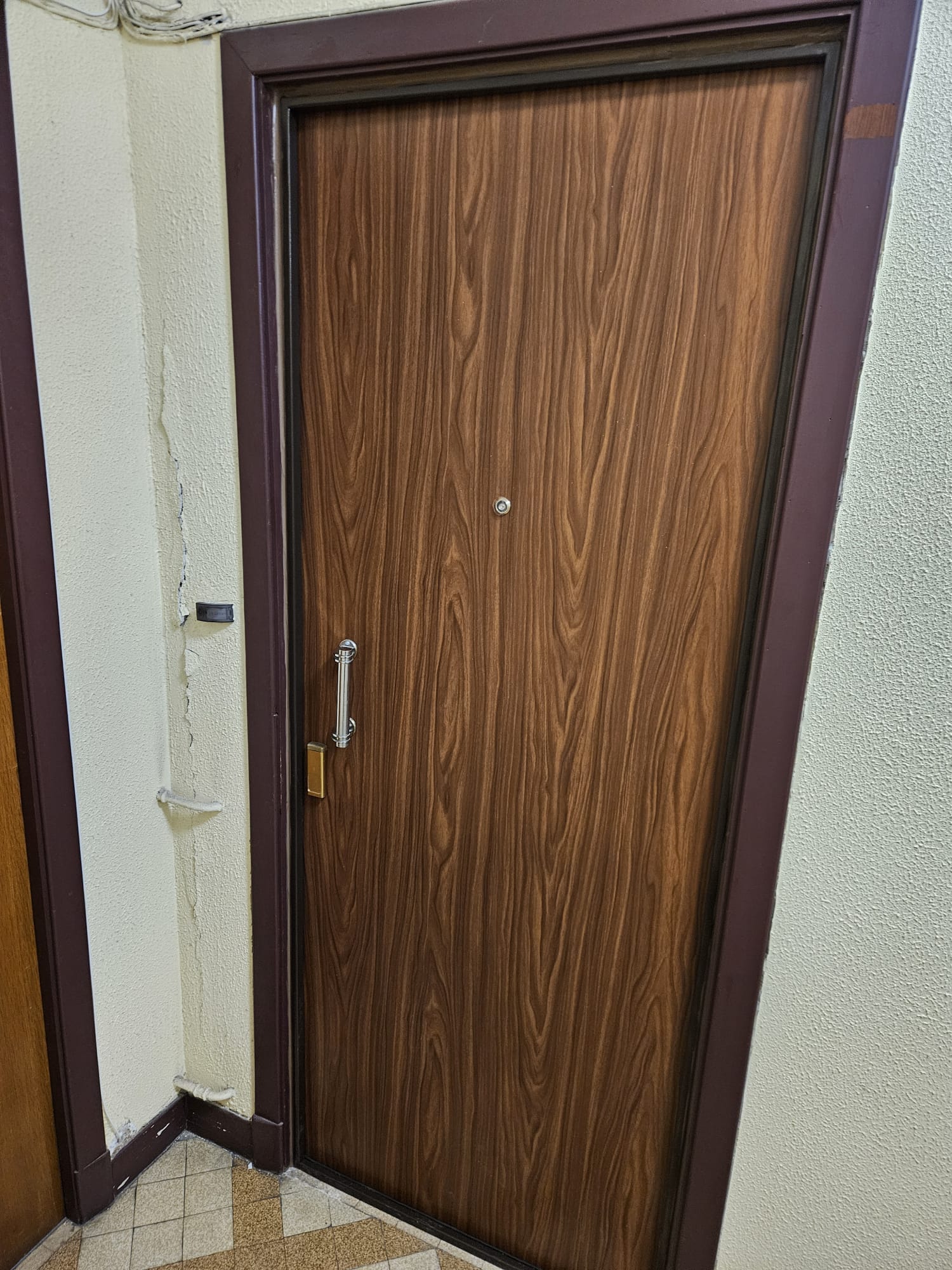 Porte blindée après intervention